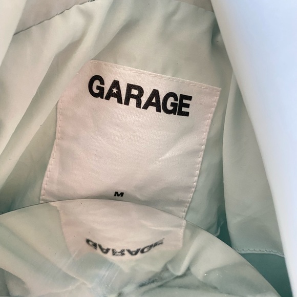 Garage Powder Blue Aspen Reflective Cropped Puffer - Picture 5 of 5